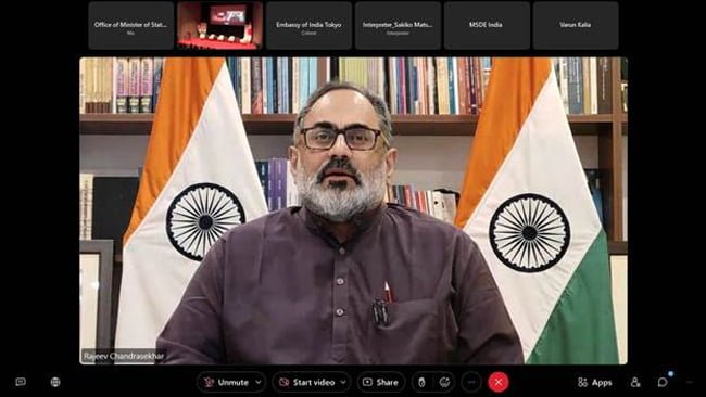 India-Japan partnership is a defining partnership for the future of Asia, Indo-Pacific & the world: MoS Shri Rajeev Chandrasekhar