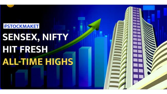 Nifty hits life-time high, Sensex jumps 493 points on favourable macro data