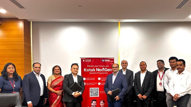 Kotak Mahindra Bank Associates with Manipal Academy of BFSI to Launch Kotak NextGen Bankers Programme