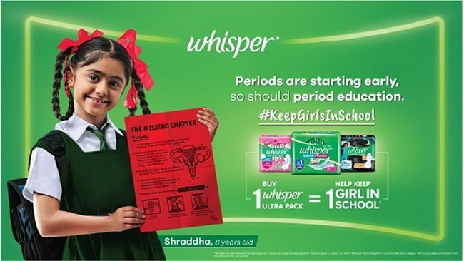 Whisper Teaches Young Girls – Periods ka Matlab Healthy hai Aap