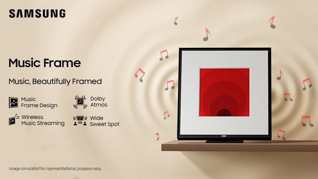 The Ultimate Fusion of Sound & Style: Samsung Launches the Stunning Music Frame in India at INR 23990