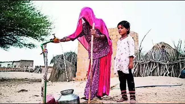 Tap water reaches Barmer village, over 700km away from Narmada