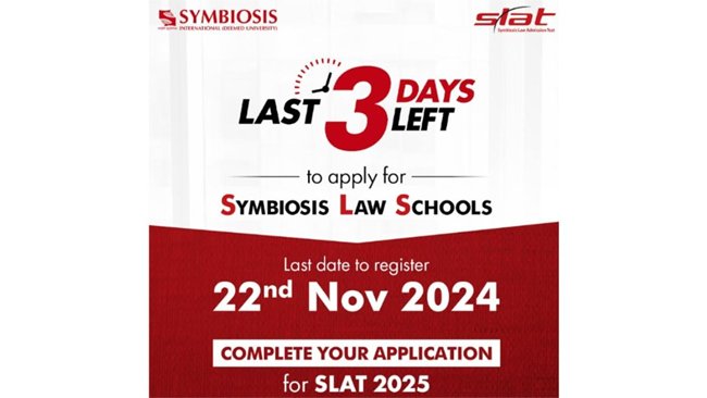 Symbiosis Law Admission Test 2025 Registration Closes on November 22, 2024; Begin Your Law Journey with SIU