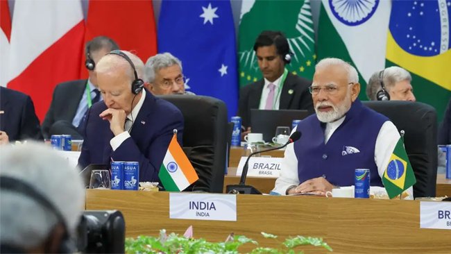 Prime Minister addresses G 20 session on Sustainable Development and Energy Transition