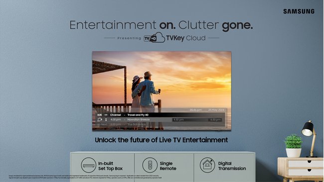 Samsung’s TV Key Cloud Technology Redefines Home Entertainment Experience in India