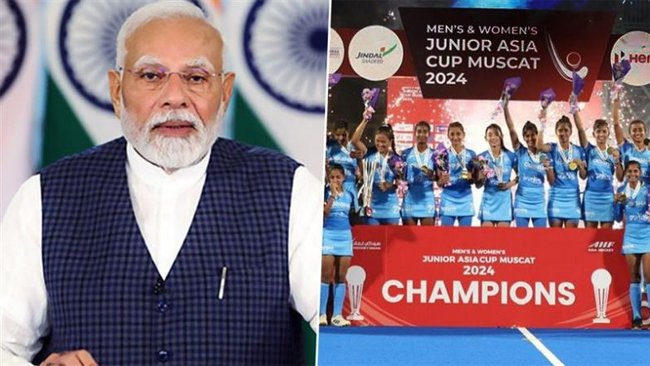 Prime Minister congratulates the Indian Junior Women’s Hockey Team for winning the Asia Cup title