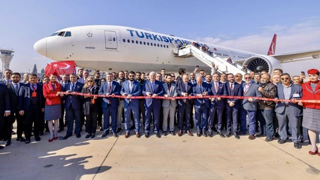 Turkish Airlines Resumes Flights to Damascus, the Capital of Syria