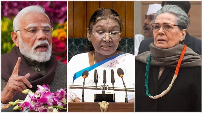 ‘Insult to poor, tribals’: PM Modi attacks ‘arrogance’ of Congress’s ‘shahi pariwaar’ after Sonia Gandhi’s remark on President